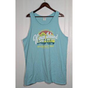 Kings Island Tank Top Mens XL Comfort Wash Adult Roller Coaster Amusement Park